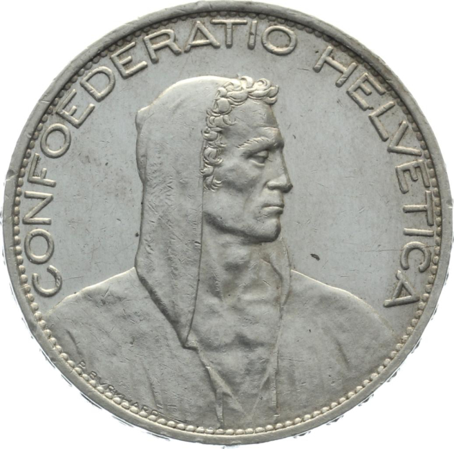 5 Franken 1925 B - Alphirte